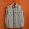 Kleidung Portuguese Flannel | Tess Overshirt Grau/Blau/Pink