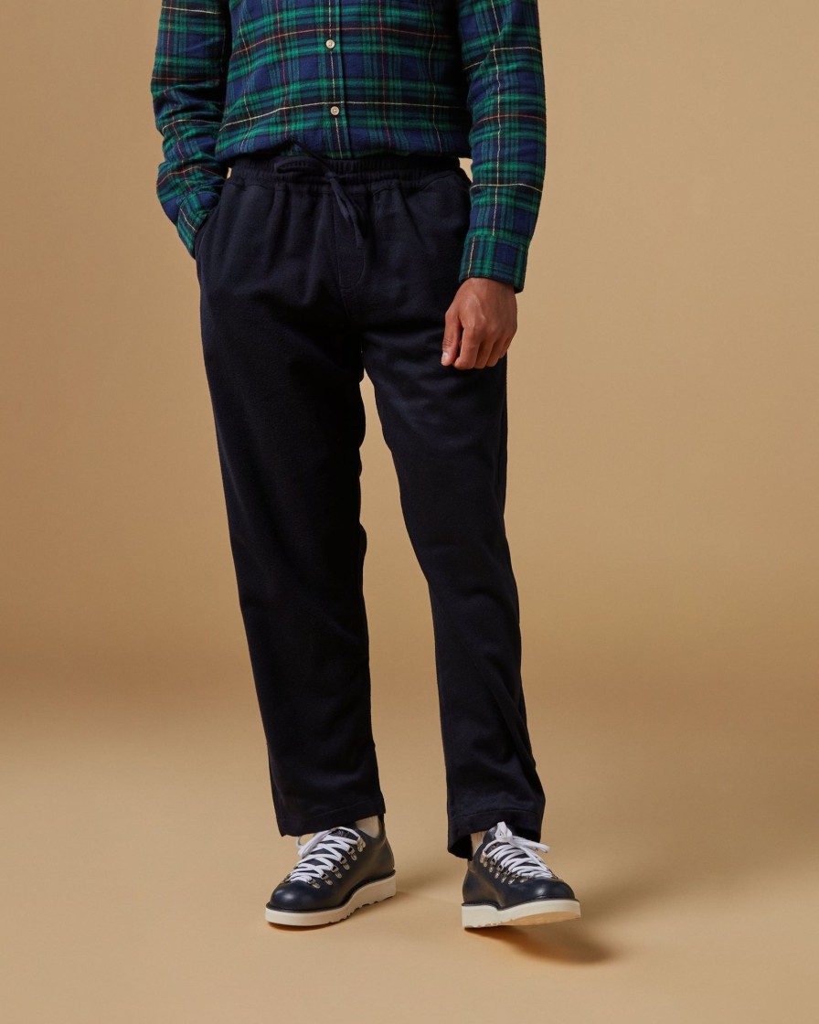 Kleidung Portuguese Flannel | Kaschmirhose Marineblau