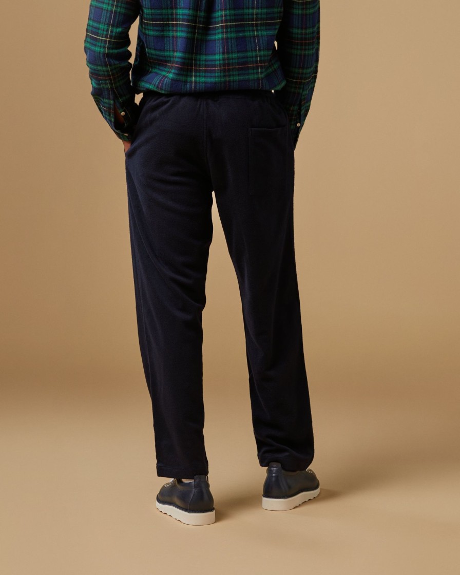 Kleidung Portuguese Flannel | Kaschmirhose Marineblau