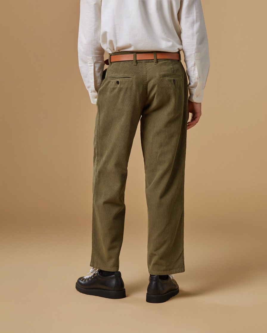 Kleidung Portuguese Flannel | Cordhose - Oliv