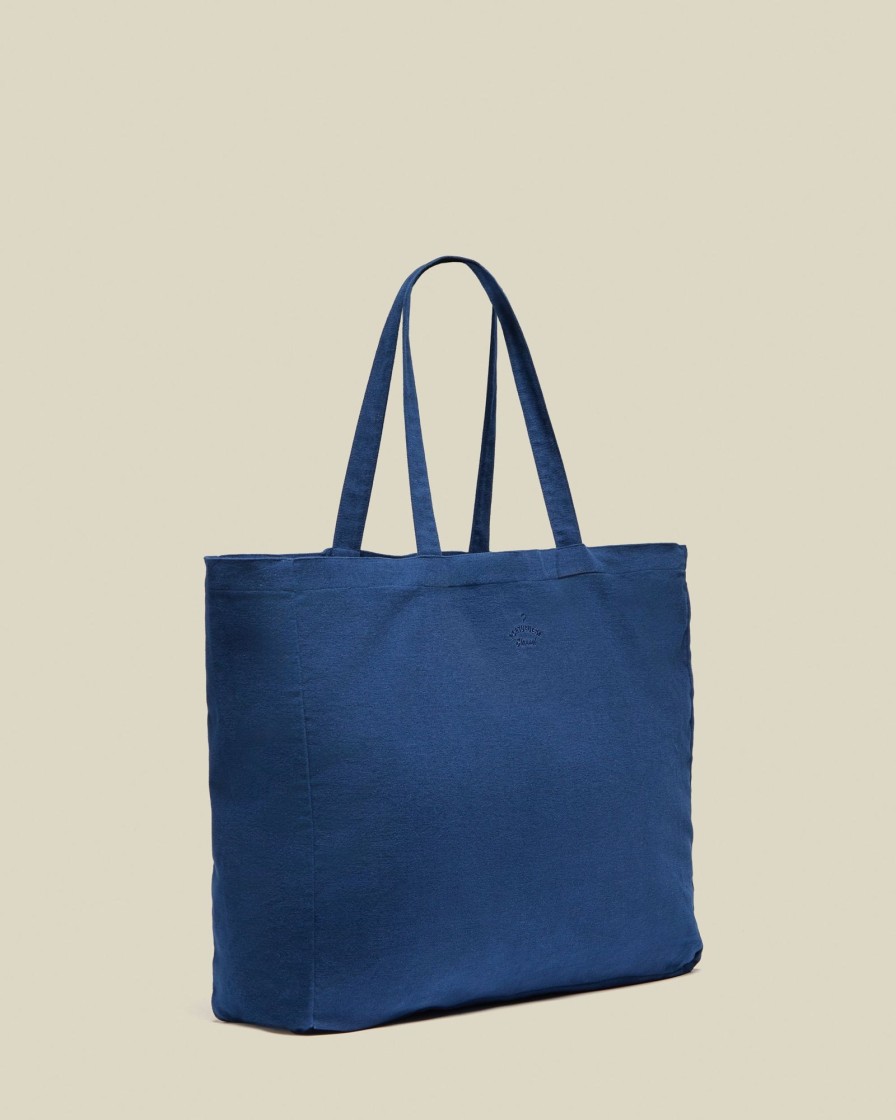 Zubehor Portuguese Flannel | Moleskin Tote Big Bag Marineblau