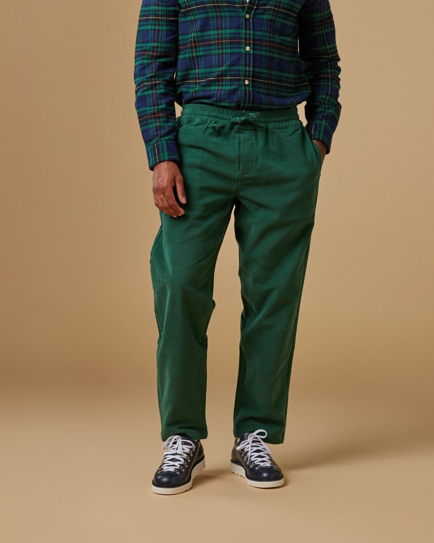 Kleidung Portuguese Flannel | Moleskin-Hose Grun