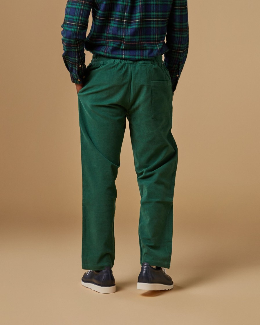 Kleidung Portuguese Flannel | Moleskin-Hose Grun