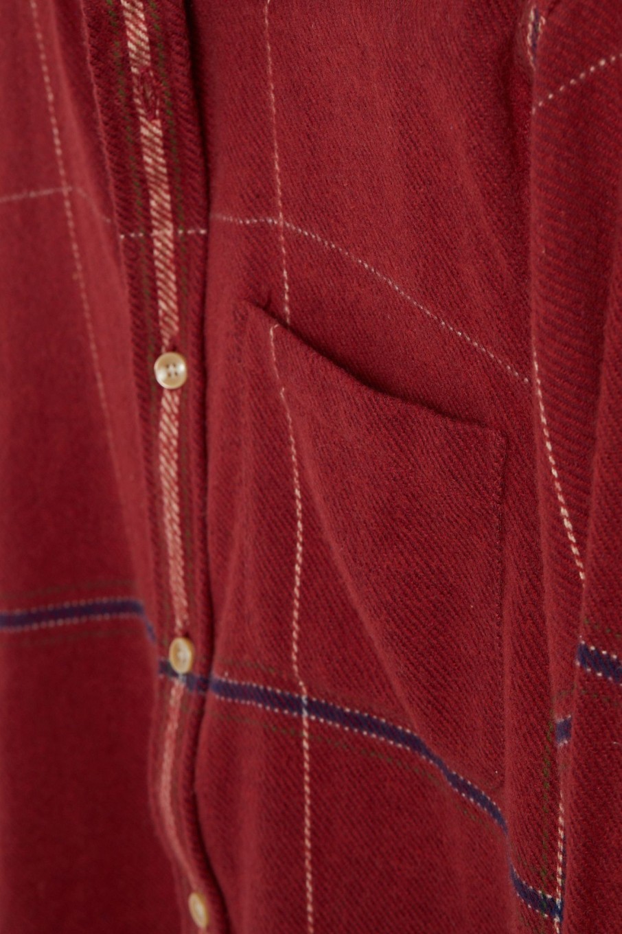 Kleidung Portuguese Flannel | Torso - Bordeaux