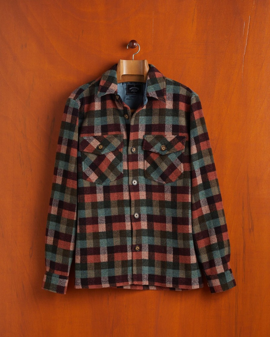 Kleidung Portuguese Flannel | Block-Overshirt