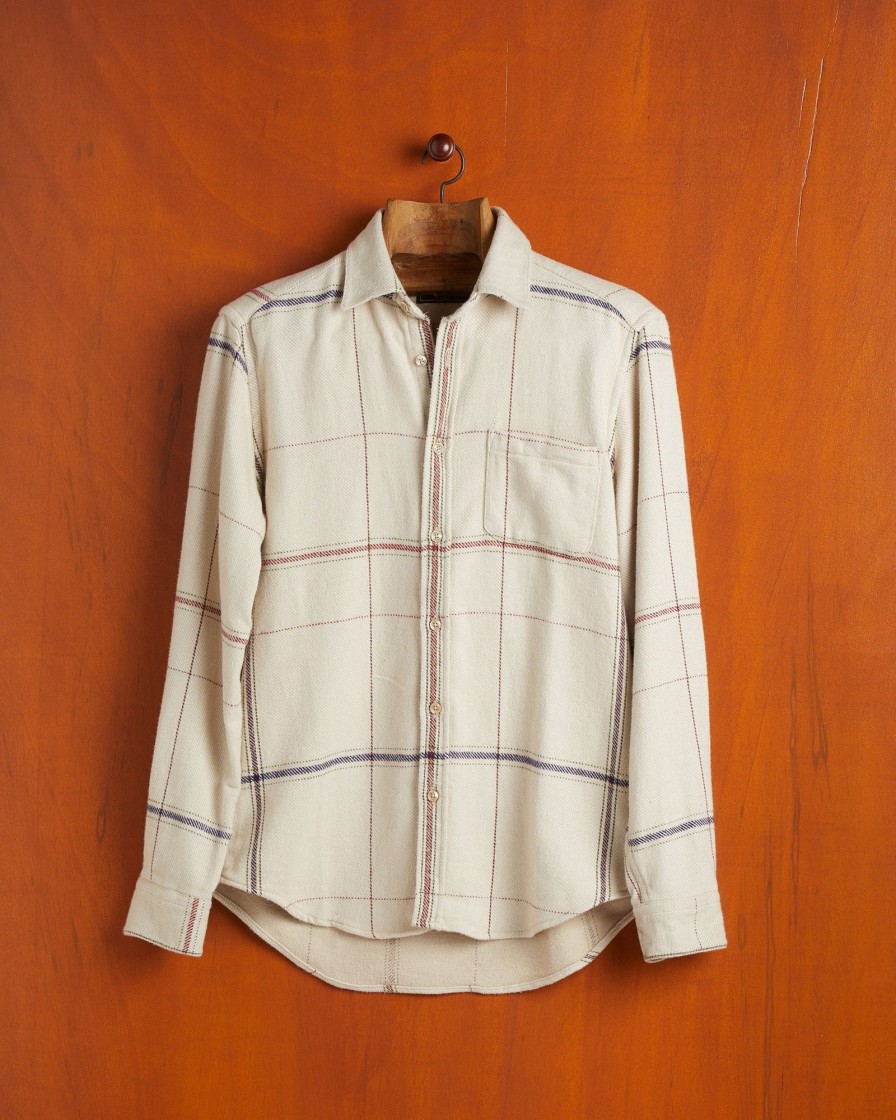 Kleidung Portuguese Flannel | Torso Ecru