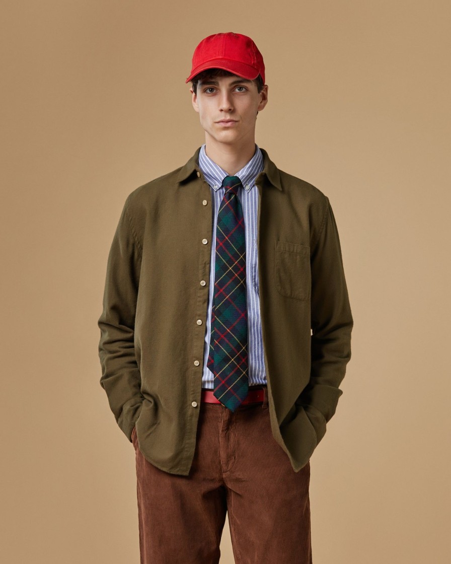 Kleidung Portuguese Flannel | Teca - Olive