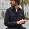 Kleidung Portuguese Flannel | Woll-Midnight-Overshirt