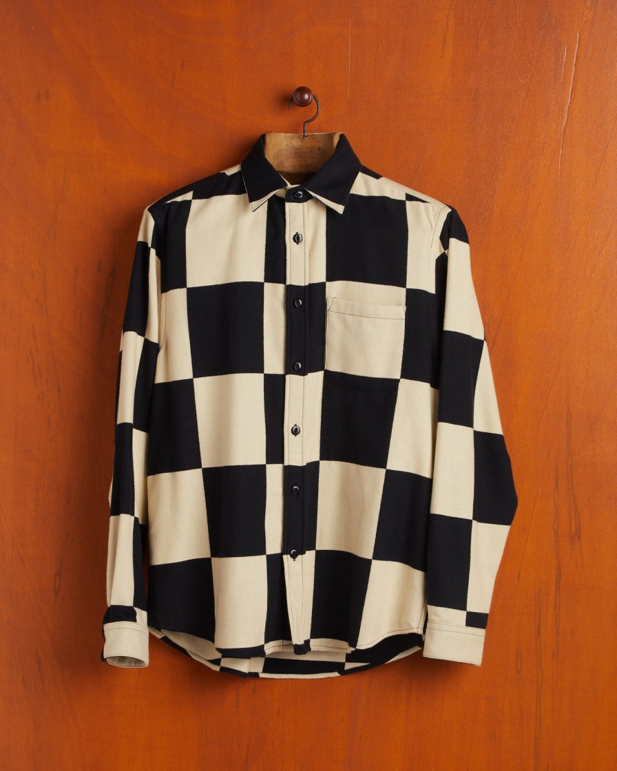 Kleidung Portuguese Flannel | Fliese Schwarz