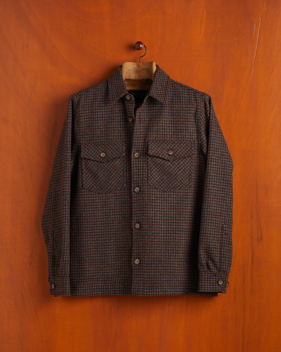 Kleidung Portuguese Flannel | Valle Overshirt - Ozean